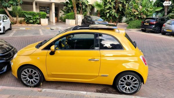 פיאט 500 Lounge דואולוג'יק 1.2 (69 כ"ס) בנזין 2016 למכירה באשדוד