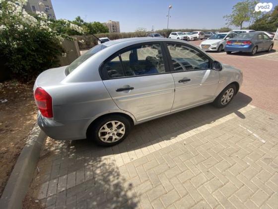 יונדאי אקסנט (עד 2012) GL אוט' 1.6 (112 כ''ס) בנזין 2010 למכירה בבאר שבע