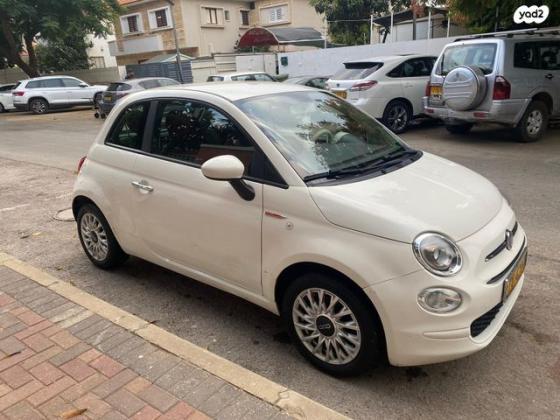 פיאט 500 Pop דואולוג'יק 1.2 (69 כ"ס) [2014 ואילך] בנזין 2016 למכירה בנתניה