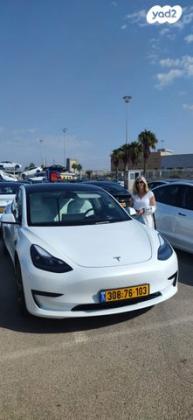 טסלה מודל 3 RWD אוט' חשמלי (283 כ''ס) D חשמלי 2022 למכירה בקרית שמונה
