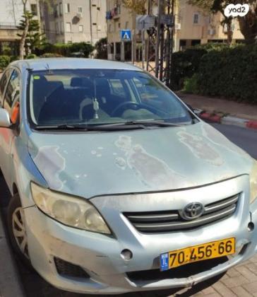טויוטה קורולה Sun רובוטית 1.6 (124 כ"ס) בנזין 2008 למכירה בנתניה