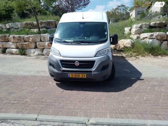 פיאט דוקאטו ארוך גבוה סגור ידני דיזל 3 מק' 2.3 (130 כ"ס) דיזל 2015 למכירה בירושלים