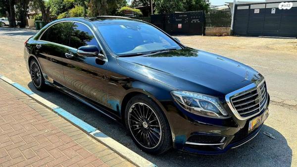 מרצדס S-Class S500E Plug In הייבריד אוט' 3.0 (442 כ"ס) היברידי חשמל / בנזין 2015 למכירה בבית חשמונאי