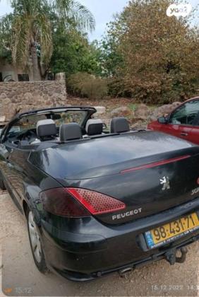 פיג'ו 307CC CC קבריולט ידני 2.0 (180 כ"ס) בנזין 2006 למכירה בחד נס
