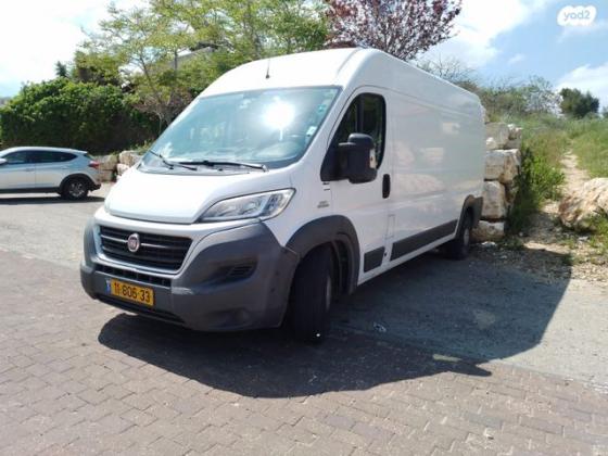 פיאט דוקאטו ארוך גבוה סגור ידני דיזל 3 מק' 2.3 (130 כ"ס) דיזל 2015 למכירה בירושלים