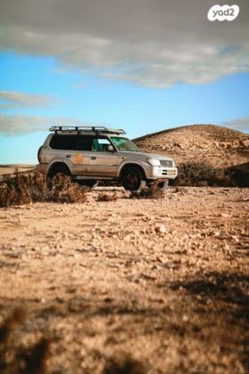טויוטה לנד קרוזר פרדו ארוך 4X4 STD אוט' דיזל 8 מק' 3.0 (163 כ''ס) דיזל 2002 למכירה בירוחם