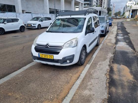 סיטרואן ברלינגו דור 2 (2008-2019) XTR רובוטית דיזל 1.6 (100 כ"ס) דיזל 2016 למכירה בראשון לציון