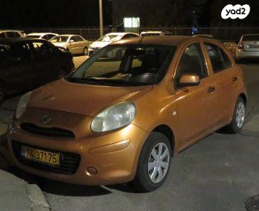 ניסאן מיקרה Visia אוט' 1.2 (80 כ''ס) בנזין 2011 למכירה בירושלים