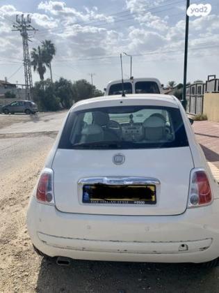 פיאט 500 Lounge דואולוג'יק 1.2 (69 כ"ס) בנזין 2012 למכירה בבן זכאי