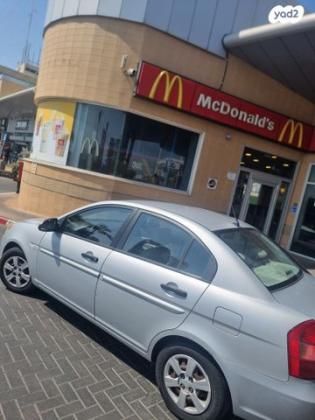 יונדאי אקסנט (עד 2012) GL אוט' 1.4 (97 כ''ס) בנזין 2008 למכירה בראשון לציון