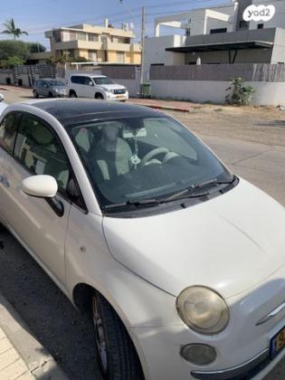 פיאט 500 Lounge דואולוג'יק 1.2 (69 כ"ס) בנזין 2012 למכירה בבן זכאי