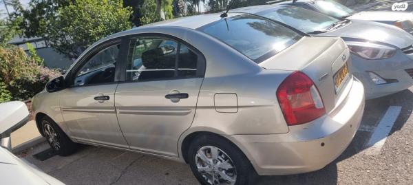 יונדאי אקסנט (עד 2012) GL אוט' 1.4 (97 כ''ס) בנזין 2010 למכירה בעינת