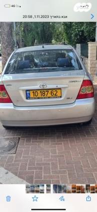 טויוטה קורולה GLI אוט' 1.6 (110 כ''ס) בנזין 2007 למכירה באור יהודה