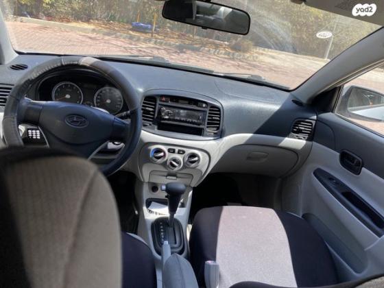 יונדאי אקסנט (עד 2012) GL אוט' 1.6 (112 כ''ס) בנזין 2010 למכירה בבאר שבע