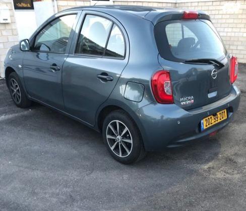 ניסאן מיקרה Visia אוט' 1.2 (80 כ''ס) בנזין 2018 למכירה בגדרה