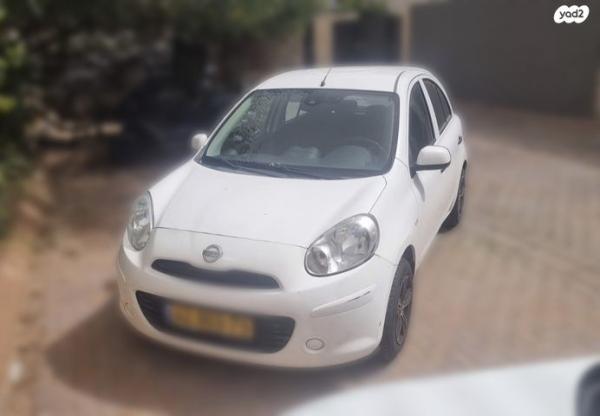 ניסאן מיקרה Visia אוט' 1.2 (80 כ''ס) בנזין 2012 למכירה בבאר שבע