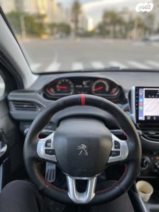 פיג'ו 208 Active אוט' 1.6 (120 כ"ס) בנזין 2014 למכירה בראשון לציון