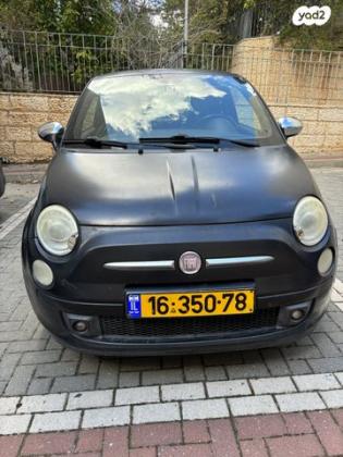 פיאט 500 Black Jack רובוטית 1.4 (100 כ''ס) בנזין 2011 למכירה במודיעין מכבים רעות