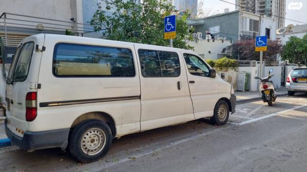 טויוטה הייאס ארוך STD ידני דיזל 2.5 (117 כ''ס) דיזל 2008 למכירה בתל אביב יפו