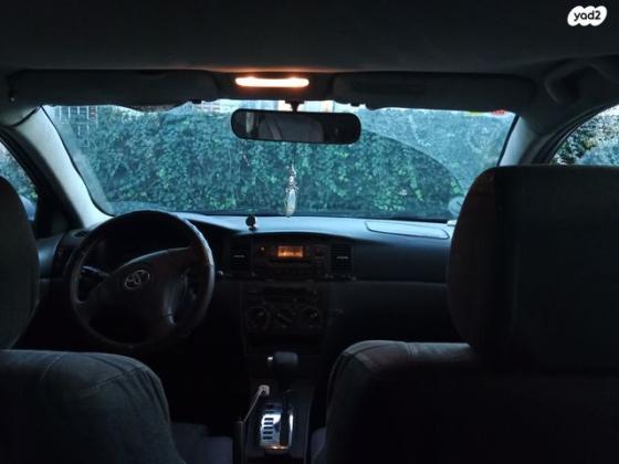 טויוטה קורולה Sun אוט' 1.6 (110 כ''ס) בנזין 2003 למכירה בצפת