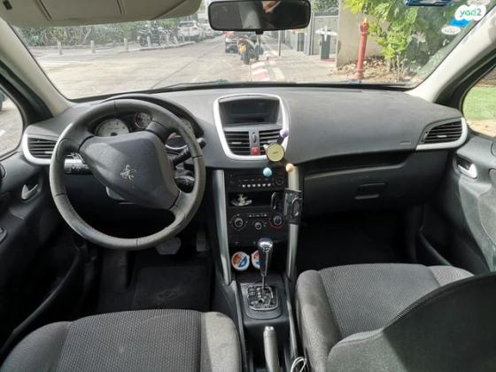 פיג'ו 207 Active אוט' 1.6 (120 כ"ס) בנזין 2012 למכירה בתל אביב יפו