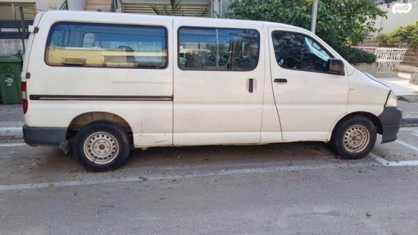 טויוטה הייאס ארוך STD ידני דיזל 2.5 (117 כ''ס) דיזל 2008 למכירה בתל אביב יפו