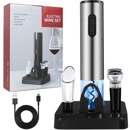 Electric Wine Bottle Opener Corkscrew