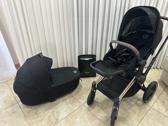 עגלת תינוק Priam 4 רוזגולד