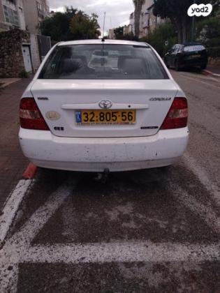 טויוטה קורולה Sun אוט' 1.6 (110 כ''ס) בנזין 2004 למכירה בקרית אתא
