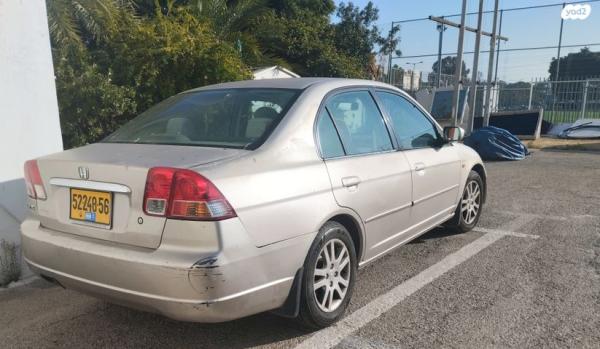 הונדה סיוויק (עד 2006) EX אוט' 1.6 (110 כ''ס) בנזין 2004 למכירה בחולון