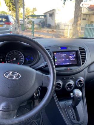 יונדאי i10 Inspire אוט' 1.1 (69 כ"ס) בנזין 2012 למכירה בפתח תקווה
