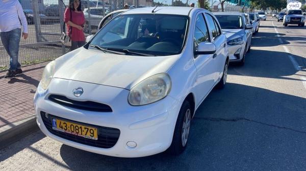 ניסאן מיקרה Visia אוט' 1.2 (80 כ''ס) בנזין 2013 למכירה בקרית עקרון