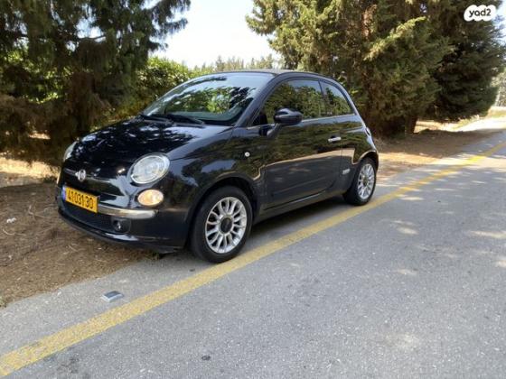 פיאט 500C Convertibile גג בד רובוטית 1.4 (100 כ''ס) בנזין 2013 למכירה בקרית אונו