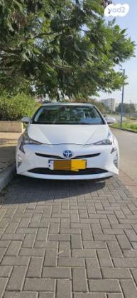 טויוטה פריוס הייבריד אוט' 1.8 (98 כ''ס) בנזין 2016 למכירה במודיעין עילית