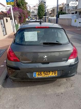 פיג'ו 308 Comfort Plus אוט' 1.6 (120 כ"ס) בנזין 2011 למכירה בעכו