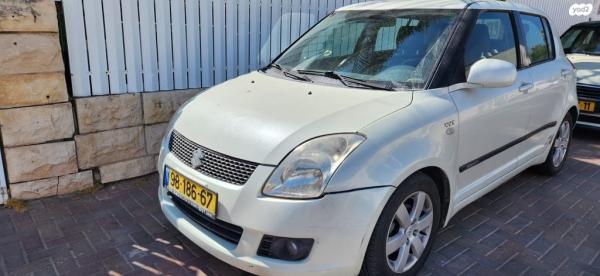 סוזוקי סוויפט GLX אוט' 1.5 (101 כ''ס) בנזין 2008 למכירה ברמת גן