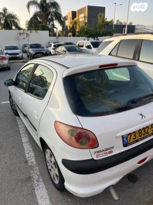 פיג'ו 206 XLine אוט' 1.4 (75 כ''ס) בנזין 2004 למכירה בתל אביב יפו
