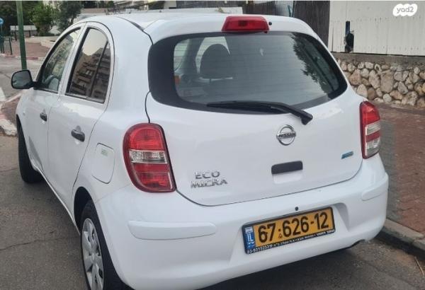 ניסאן מיקרה Visia אוט' 1.2 (80 כ''ס) בנזין 2013 למכירה בפתח תקווה