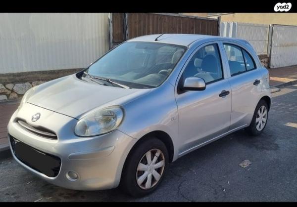 ניסאן מיקרה Visia אוט' 1.2 (80 כ''ס) בנזין 2012 למכירה בנתניה