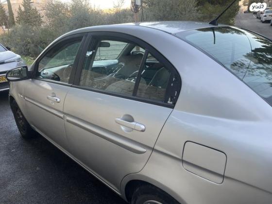 יונדאי אקסנט (עד 2012) GL אוט' 1.6 (112 כ''ס) בנזין 2008 למכירה בירושלים