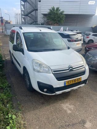 סיטרואן ברלינגו דור 2 (2008-2019) XTR רובוטית דיזל 1.6 (100 כ"ס) דיזל 2017 למכירה בנתניה