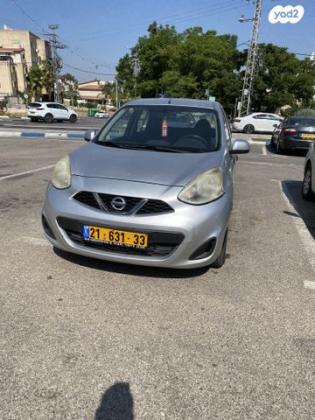 ניסאן מיקרה Visia ידני 1.2 (80 כ''ס) בנזין 2015 למכירה בחצור הגלילית