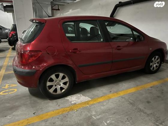 פיג'ו 307 XT ידני 5 דל' 1.6 (110 כ''ס) בנזין 2004 למכירה בחולון