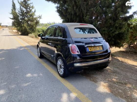 פיאט 500C Convertibile גג בד רובוטית 1.4 (100 כ''ס) בנזין 2013 למכירה בקרית אונו