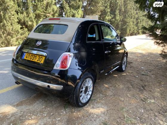 פיאט 500C Convertibile גג בד רובוטית 1.4 (100 כ''ס) בנזין 2013 למכירה בקרית אונו