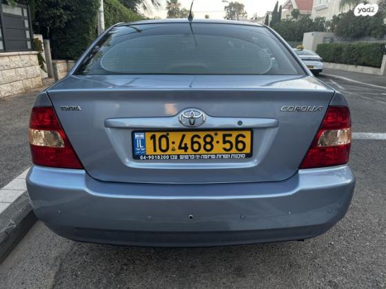 טויוטה קורולה GLI אוט' 1.6 (110 כ''ס) בנזין 2004 למכירה בחיפה