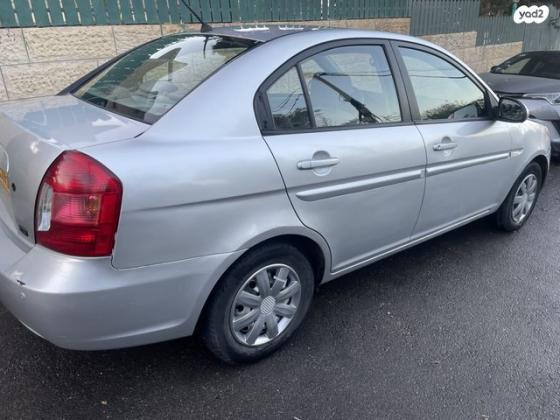 יונדאי אקסנט (עד 2012) GL אוט' 1.6 (112 כ''ס) בנזין 2008 למכירה בירושלים