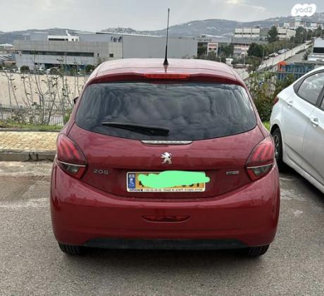 פיג'ו 208 Active Pro אוט' 1.2 (110 כ"ס) בנזין 2018 למכירה בחיפה