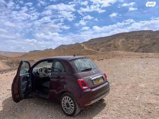 פיאט 500 Pop Star אוט' 1.2 (69 כ"ס) בנזין 2016 למכירה בתל אביב יפו