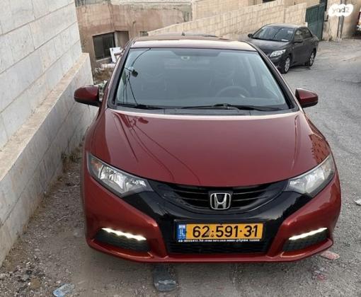 הונדה סיוויק האצ'בק החדשה Comfort אוט' 1.8 (142 כ''ס) בנזין 2015 למכירה בחולון